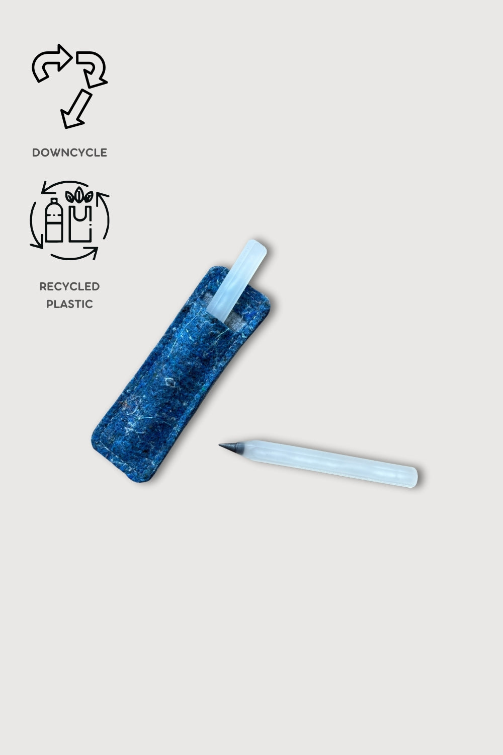 Downcycled Case with Recycled Plastic Pen AS1017