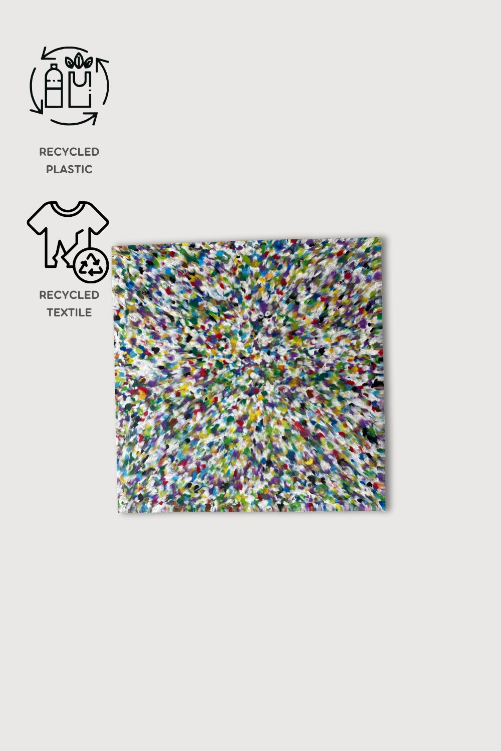 Recycled Plastic + Textile Board